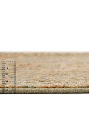 Light Green 6' 1 x 6' 1 Palace Round Area Rug