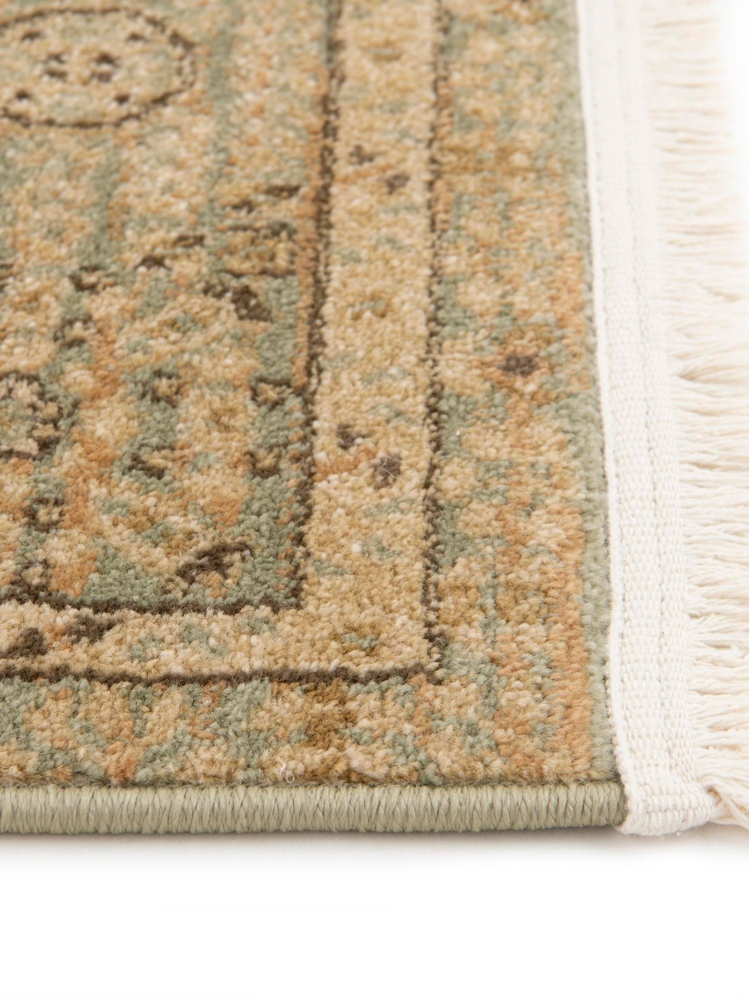 Light Green 7' 1 x 10' Palace Rectangle Area Rug