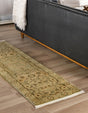 Light Green 2' 7 x 10' Palace Runner Area Rug