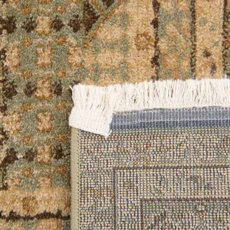 Light Green 2' x 6' 1 Palace Runner Area Rug Traditional Motif Design 100% Polypropylene Majestic Carpet for Elegant Interior Decorating for Sale at Rug Engine