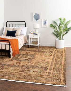 Brown 10' x 11' 4 Palace Rectangle Rug
