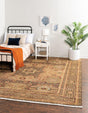 Brown 10' x 11' 4 Palace Rectangle Area Rug Traditional Motif Design 100% Polypropylene Majestic Carpet for Elegant Interior Decorating for Sale at Rug Engine