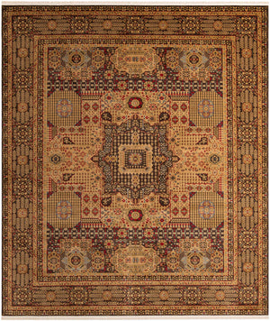 Brown 10' x 11' 4 Palace Rectangle Rug
