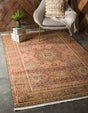 Brown 7' 1 x 10' Palace Rectangle Area Rug Traditional Motif Design 100% Polypropylene Majestic Carpet for Elegant Interior Decorating for Sale at Rug Engine