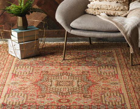 Brown 7' 1 x 10' Palace Rectangle Area Rug Traditional Motif Design 100% Polypropylene Majestic Carpet for Elegant Interior Decorating for Sale at Rug Engine