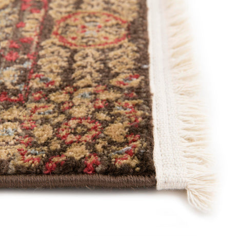 Brown 2' x 3' 1 Palace Rectangle Area Rug Traditional Motif Design 100% Polypropylene Majestic Carpet for Elegant Interior Decorating for Sale at Rug Engine