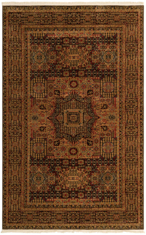 Brown 5' 1 x 8' Palace Rectangle Area Rug