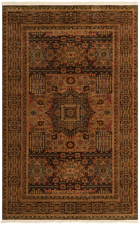 Brown 5' 1 x 8' Palace Rectangle Area Rug