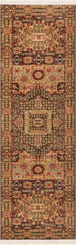 Brown 2' x 6' 1 Palace Runner Area Rug