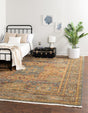 Blue 10' x 11' 4 Palace Rectangle Area Rug