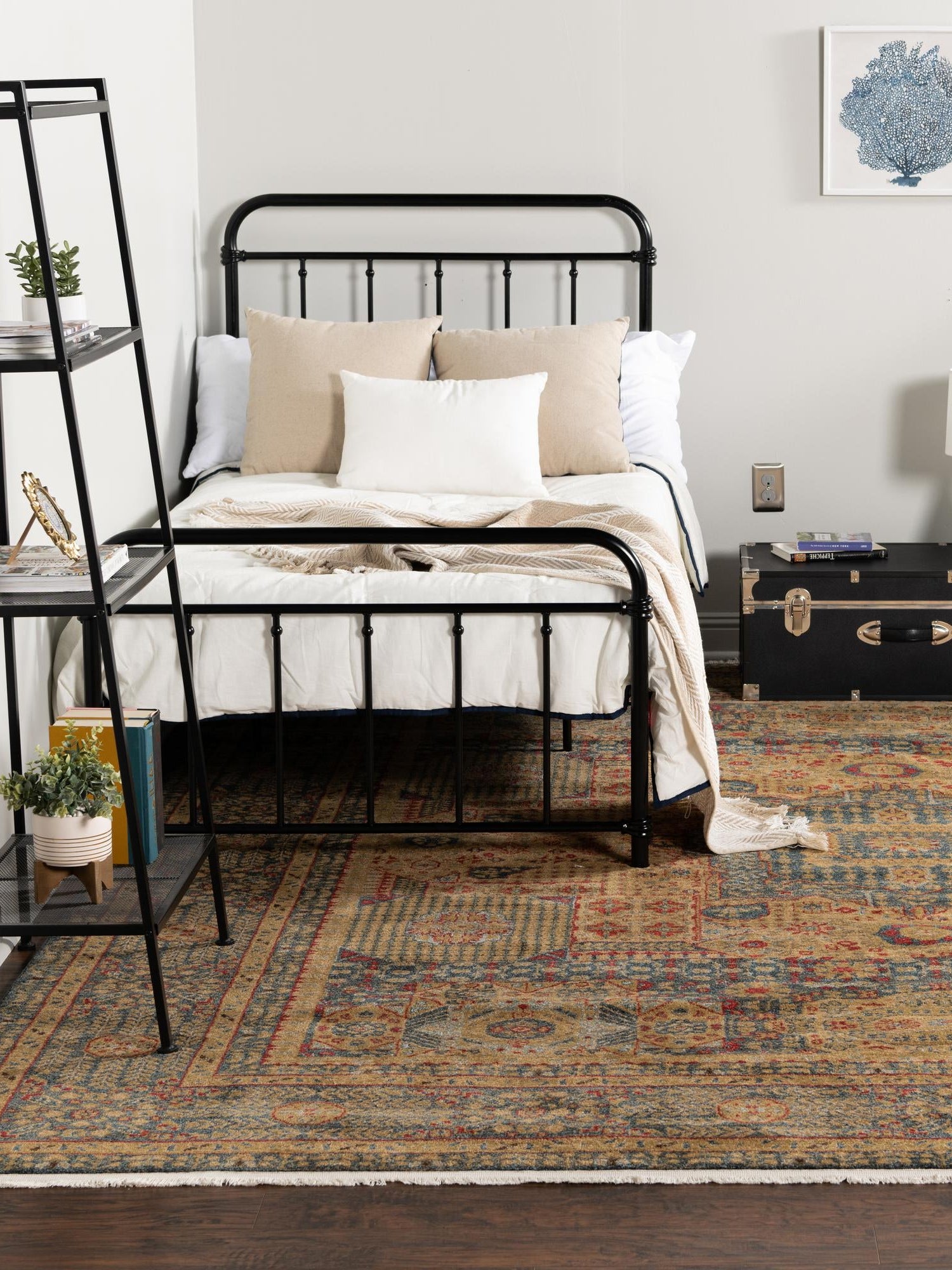 Blue 7' 1 x 10' Palace Rectangle Area Rug