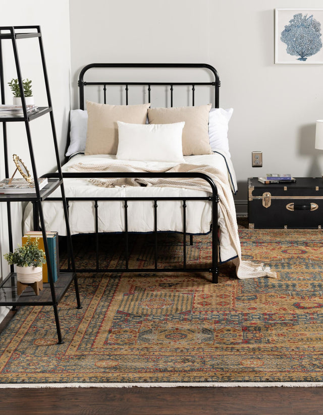 Blue 7' 1 x 10' Palace Rectangle Area Rug