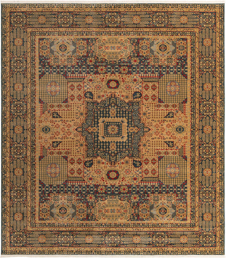 Blue 10' x 11' 4 Palace Rectangle Area Rug