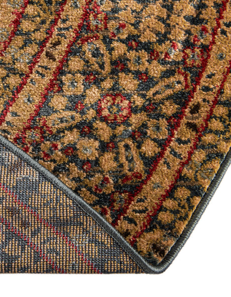 Blue 3' 1 x 3' 1 Palace Round Area Rug Traditional Motif Design 100% Polypropylene Majestic Carpet for Elegant Interior Decorating for Sale at Rug Engine