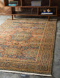 Blue 2' x 3' 1 Palace Rectangle Area Rug Traditional Motif Design 100% Polypropylene Majestic Carpet for Elegant Interior Decorating for Sale at Rug Engine
