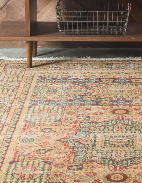 Blue 2' x 3' 1 Palace Rectangle Area Rug Traditional Motif Design 100% Polypropylene Majestic Carpet for Elegant Interior Decorating for Sale at Rug Engine