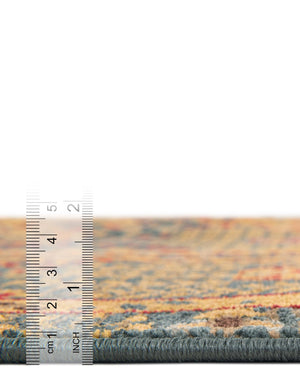 Blue 4' 1 x 6' 1 Palace Rectangle Area Rug