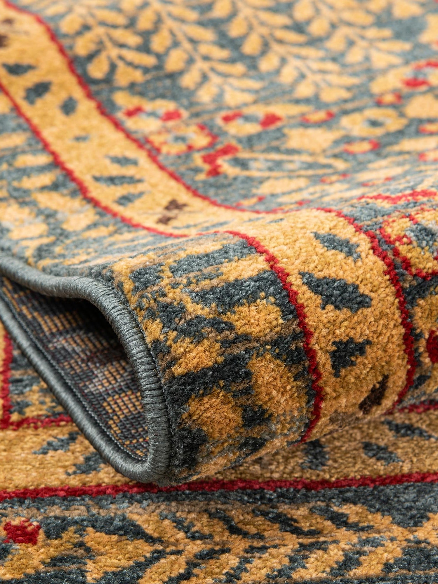 Blue 8' x 10' Palace Rectangle Area Rug