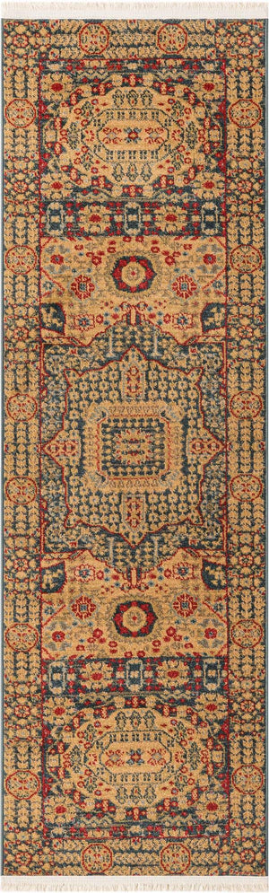 Blue 2' x 6' 1 Palace Runner Rug