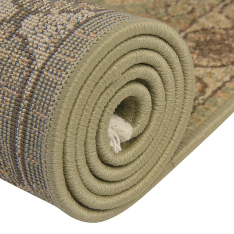 Light Green 3' 3 x 3' 3 Palace Round Area Rug Traditional Motif Design 100% Polypropylene Majestic Carpet for Elegant Interior Decorating for Sale at Rug Engine