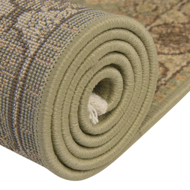 Light Green 3' 3 x 3' 3 Palace Round Area Rug