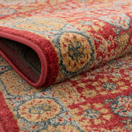 Red 2' x 3' 1 Palace Rectangle Area Rug Traditional Motif Design 100% Polypropylene Majestic Carpet for Elegant Interior Decorating for Sale at Rug Engine