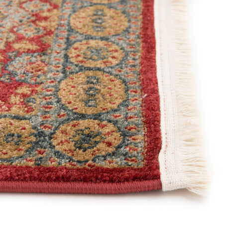 Red 2' x 3' 1 Palace Rectangle Area Rug Traditional Motif Design 100% Polypropylene Majestic Carpet for Elegant Interior Decorating for Sale at Rug Engine
