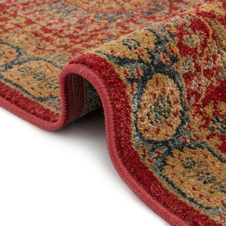 Red 2' x 3' 1 Palace Rectangle Area Rug Traditional Motif Design 100% Polypropylene Majestic Carpet for Elegant Interior Decorating for Sale at Rug Engine