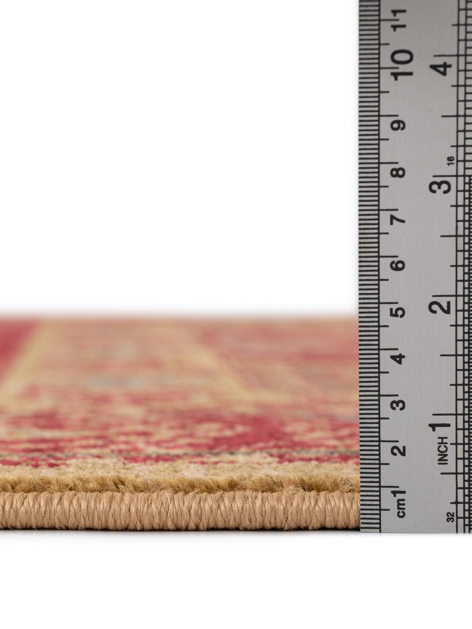 Red 6' x 9' Palace Rectangle Area Rug