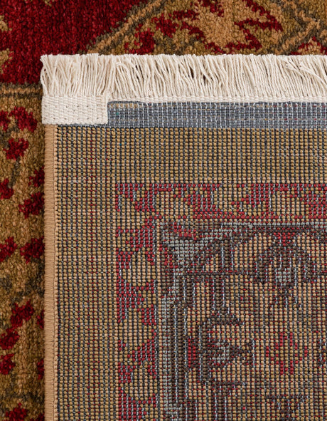 Red 9' x 12' 2 Palace Rectangle Area Rug Traditional Motif Design 100% Polypropylene Majestic Carpet for Elegant Interior Decorating for Sale at Rug Engine