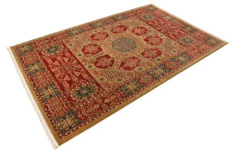 Red 5' 1 x 8' Palace Rectangle Area Rug Traditional Motif Design 100% Polypropylene Majestic Carpet for Elegant Interior Decorating for Sale at Rug Engine