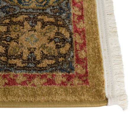 Blue 2' 7 x 10' Palace Runner Area Rug Traditional Motif Design 100% Polypropylene Majestic Carpet for Elegant Interior Decorating for Sale at Rug Engine