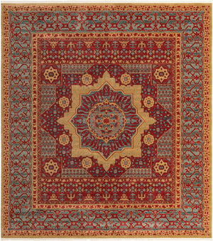 Red 10' x 11' 4 Palace Rectangle Area Rug