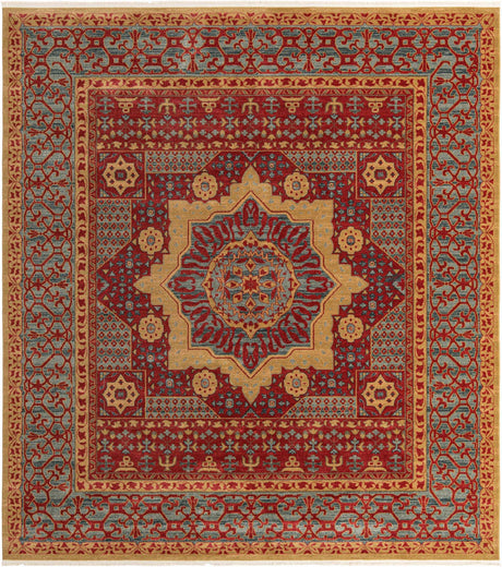 Red 10' x 11' 4 Palace Rectangle Area Rug