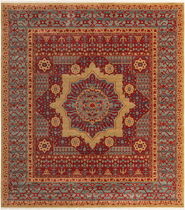 Red 10' x 11' 4 Palace Rectangle Area Rug