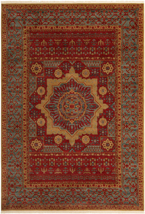 Red 7' 1 x 10' Palace Rectangle Area Rug
