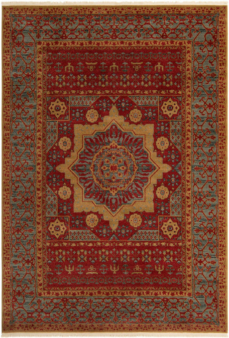 Red 7' 1 x 10' Palace Rectangle Area Rug