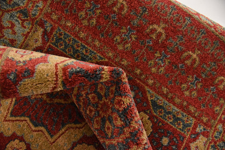 Red 2' 7 x 10' Palace Runner Area Rug Traditional Motif Design 100% Polypropylene Majestic Carpet for Elegant Interior Decorating for Sale at Rug Engine