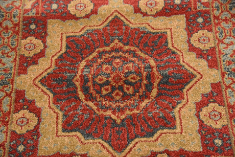 Red 2' 7 x 10' Palace Runner Area Rug Traditional Motif Design 100% Polypropylene Majestic Carpet for Elegant Interior Decorating for Sale at Rug Engine