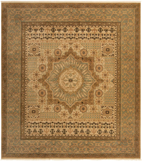 Cream 10' x 11' 4 Palace Rectangle Area Rug