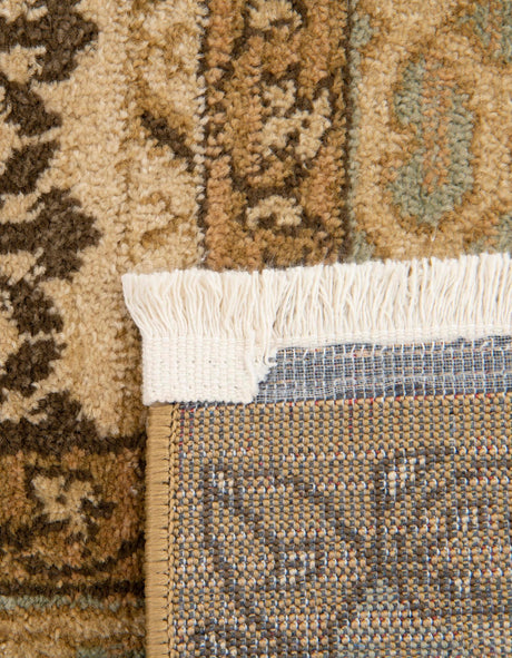 Cream 6' 1 x 9' Palace Rectangle Area Rug Traditional Motif Design 100% Polypropylene Majestic Carpet for Elegant Interior Decorating for Sale at Rug Engine