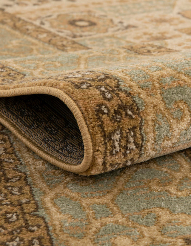 Cream 2' x 6' 1 Palace Runner Area Rug