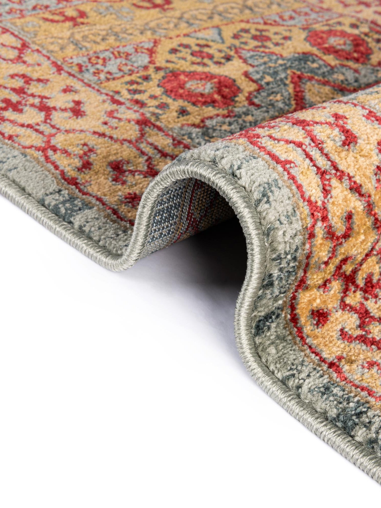 Light Blue 4' 1 x 6' 1 Palace Rectangle Area Rug