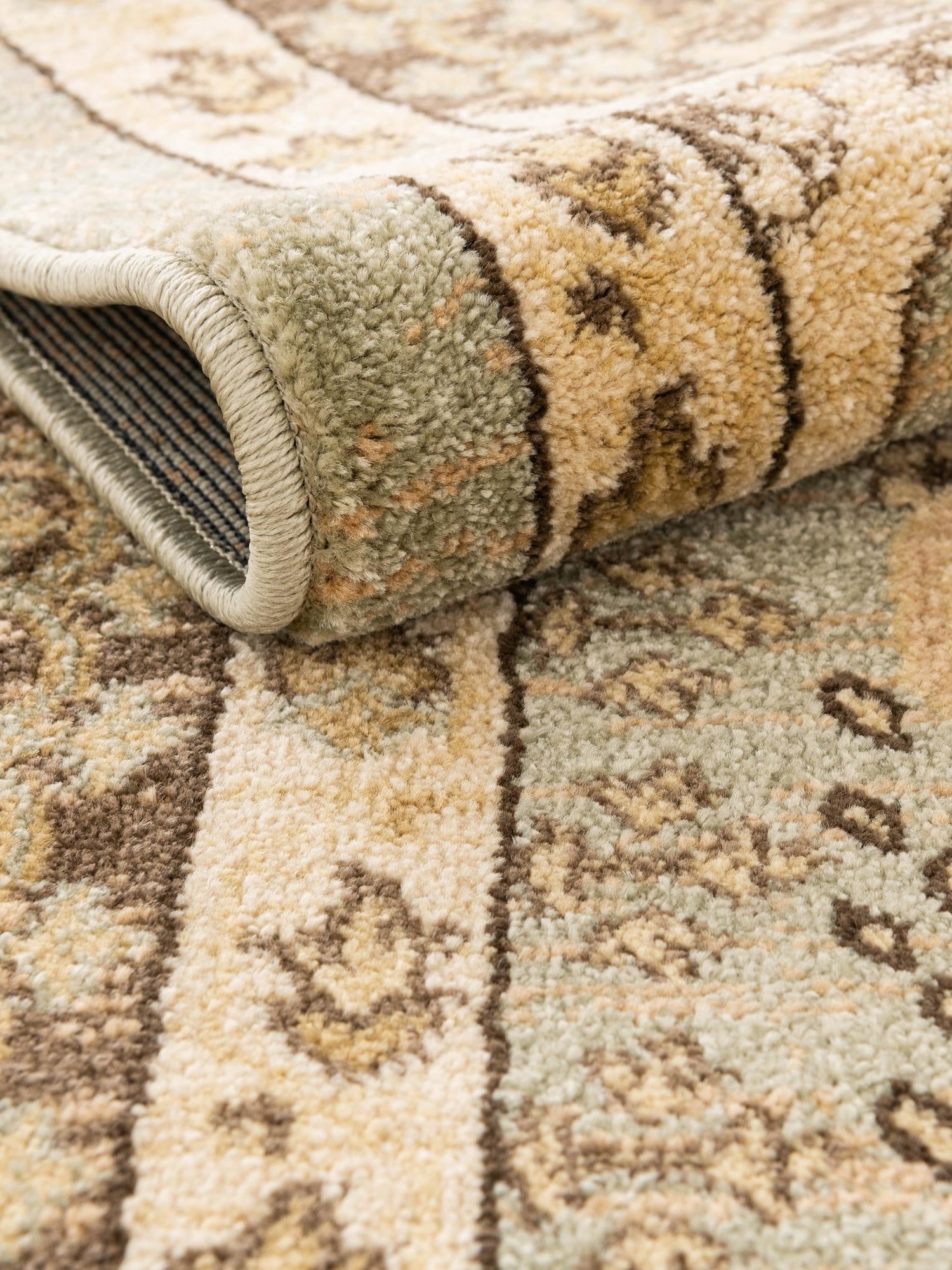 Light Green 9' x 12' Palace Rectangle Area Rug