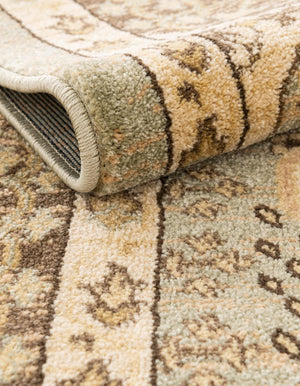 Light Green 9' x 12' Palace Rectangle Area Rug