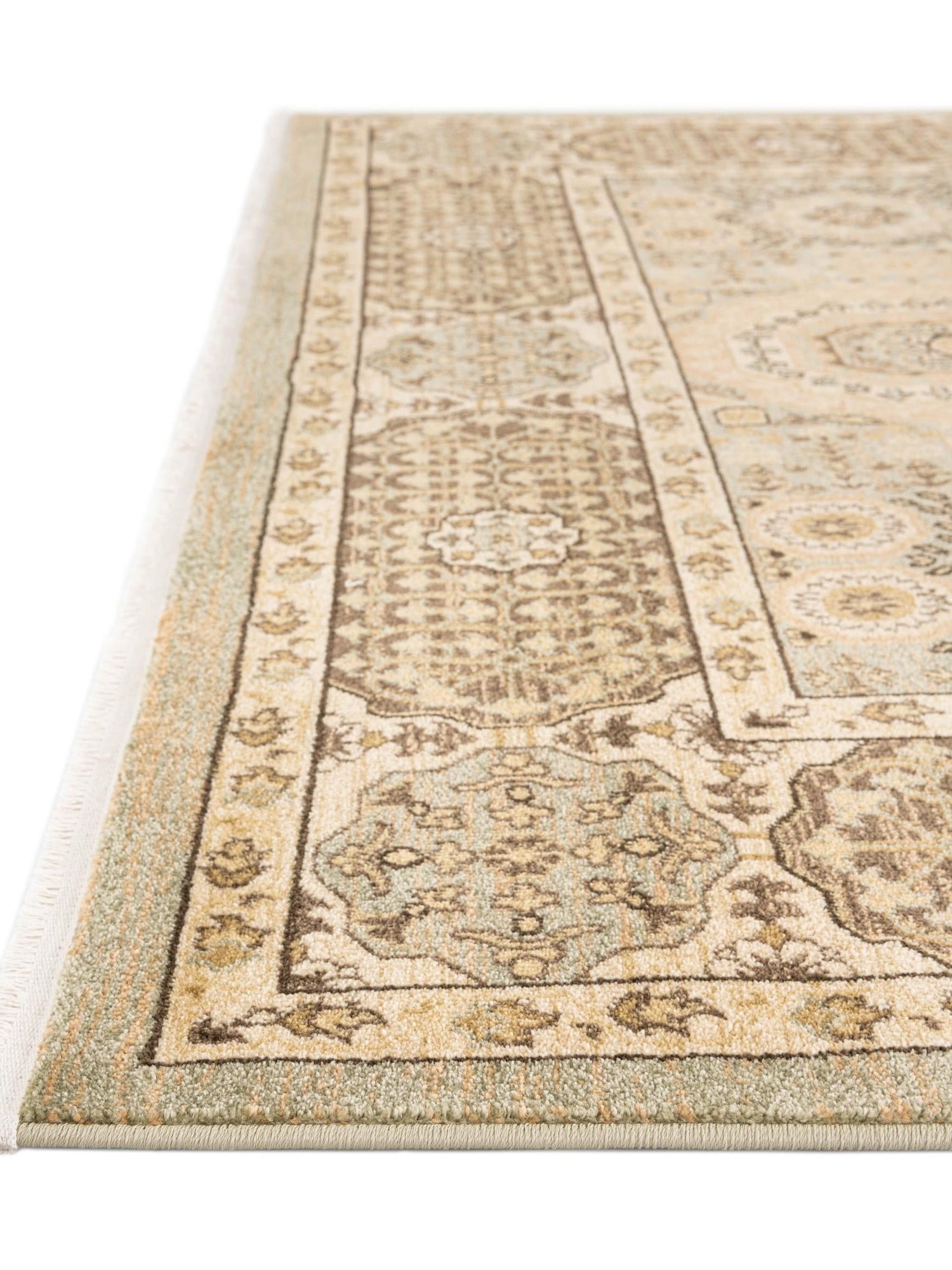 Light Green 2' x 3' 1 Palace Rectangle Area Rug