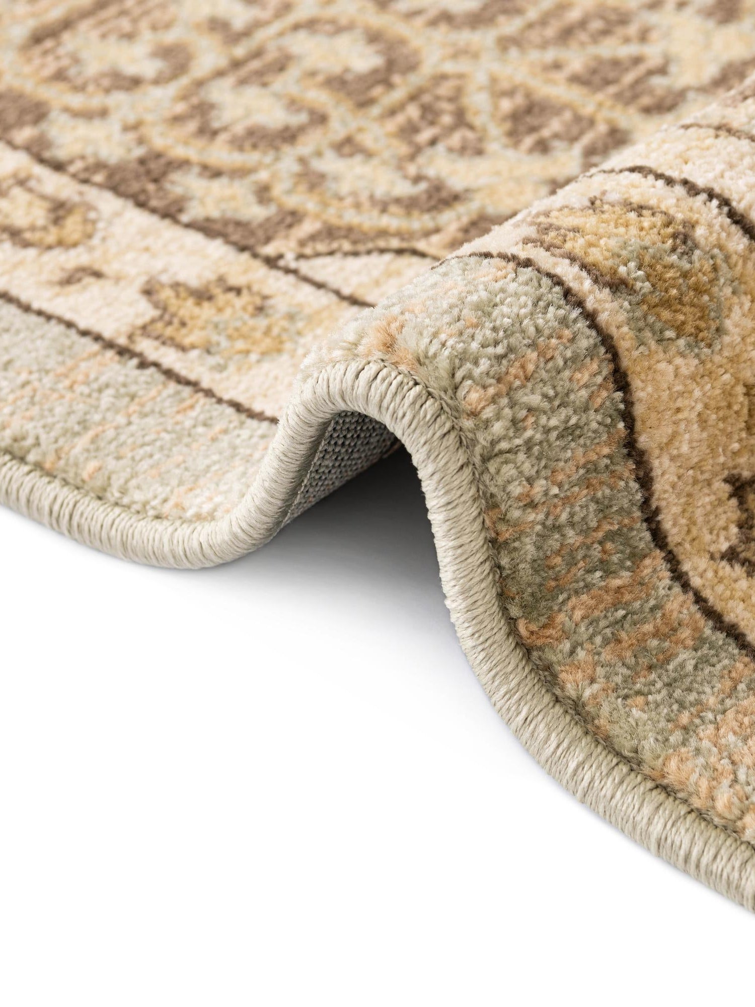 Light Green 5' 1 x 8' Palace Rectangle Area Rug