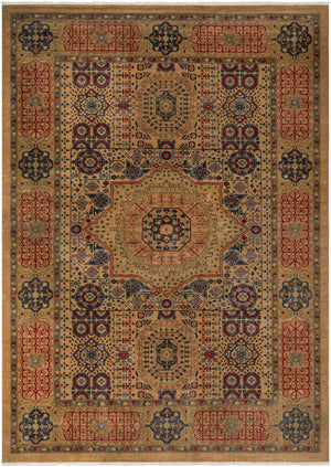Beige 13' 1 x 18' 1 Palace Rectangle Area Rug