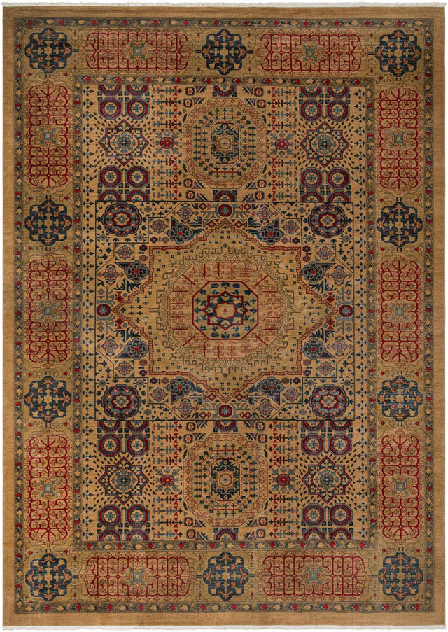 Beige 13' 1 x 18' 1 Palace Rectangle Area Rug