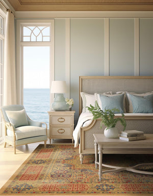 Beige 10' x 11' 4 Palace Rectangle Rug